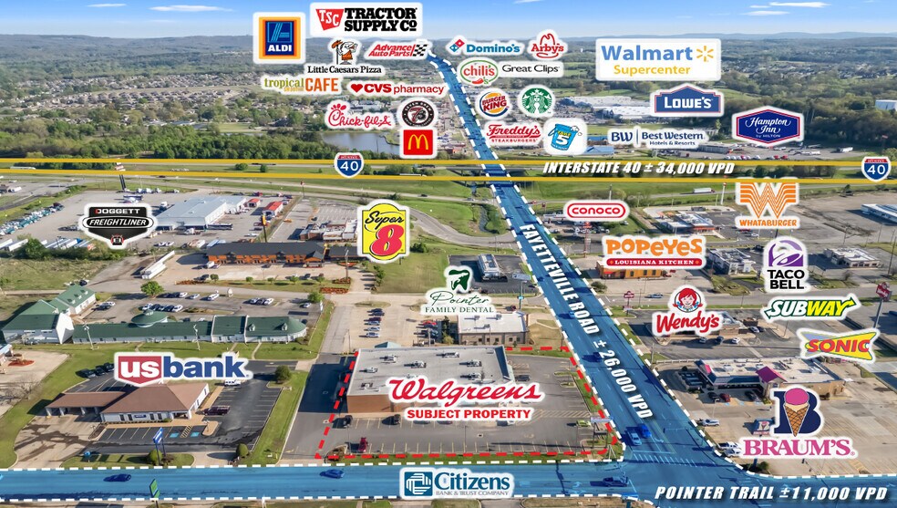 1601 Fayetteville Rd, Van Buren, AR à vendre - Photo du bâtiment - Image 2 de 2