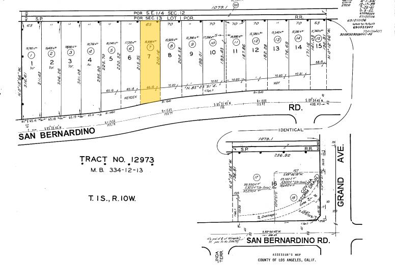 757 E San Bernardino Rd, Covina, CA à louer - Plan cadastral - Image 2 de 17