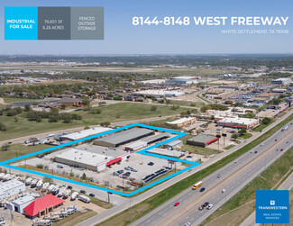 Plus de détails pour 8144-8148 West Fwy, White Settlement, TX - Industriel à vendre