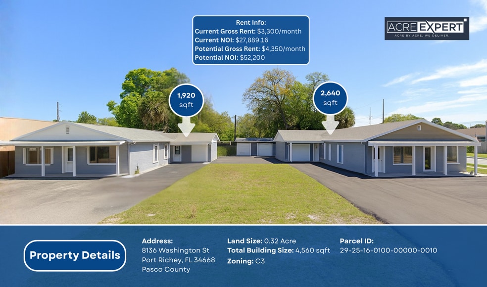 8136 Washington St, Port Richey, FL for sale - Building Photo - Image 1 of 6