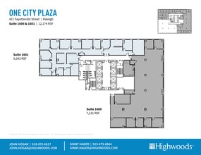 421 Fayetteville St, Raleigh, NC for lease Floor Plan- Image 2 of 2