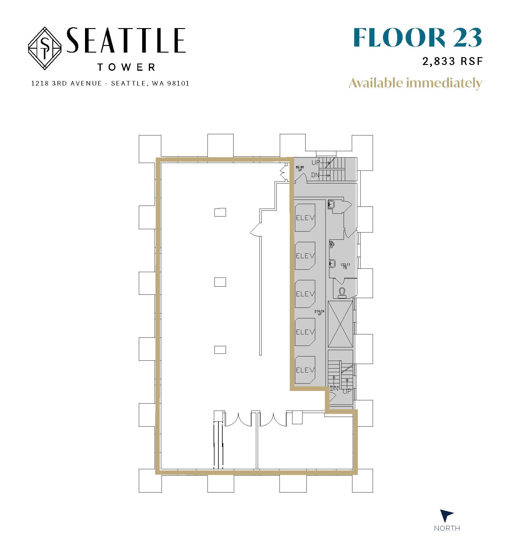 1218 3rd Ave, Seattle, WA for lease Floor Plan- Image 1 of 1