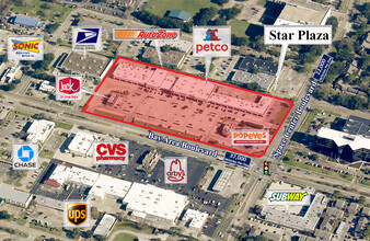 2402-2416 Bay Area Blvd, Houston, TX - Aérien  Vue de la carte