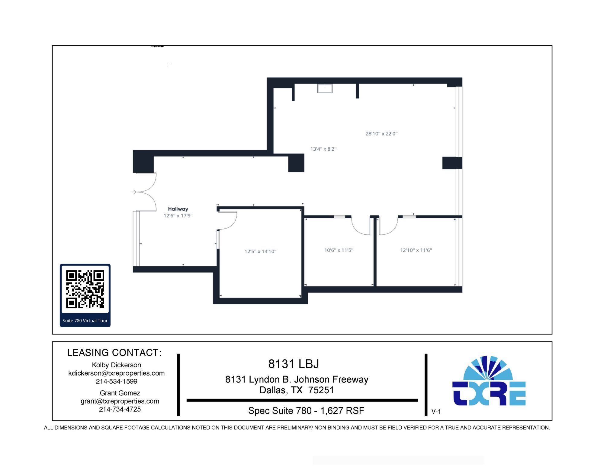 8131 Lyndon B Johnson Fwy, Dallas, TX for lease Floor Plan- Image 1 of 1