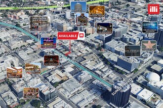 1612-1616 N Cahuenga Blvd, Hollywood, CA - Aerial  map view