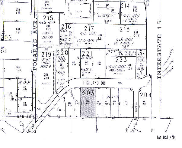 3664-3672 Highland Dr, Las Vegas, NV à louer - Plan cadastral - Image 2 de 17