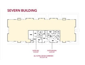 8600 LaSalle Rd, Towson, MD à louer Plan d’étage- Image 1 de 1