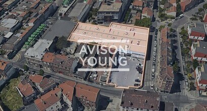 Aubervilliers - Aerial  map view