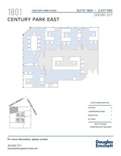 1801 Century Park E, Los Angeles, CA à louer Plan d’étage- Image 1 de 1