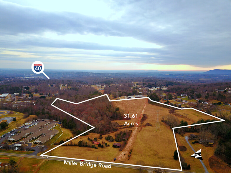 3637 Miller Bridge Rd, Connelly Springs, NC for sale - Aerial - Image 1 of 7