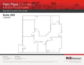 141 E Palm Ln, Phoenix, AZ for lease Site Plan- Image 1 of 1