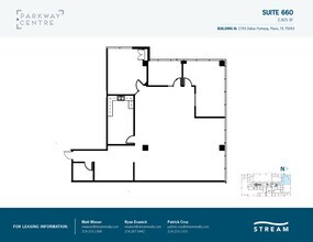 2745 Dallas Pky, Plano, TX à louer Plan d  tage- Image 1 de 1