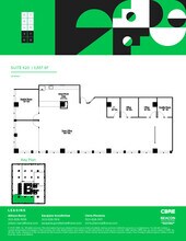 1700 Broadway, Denver, CO à louer Plan d’étage- Image 1 de 1
