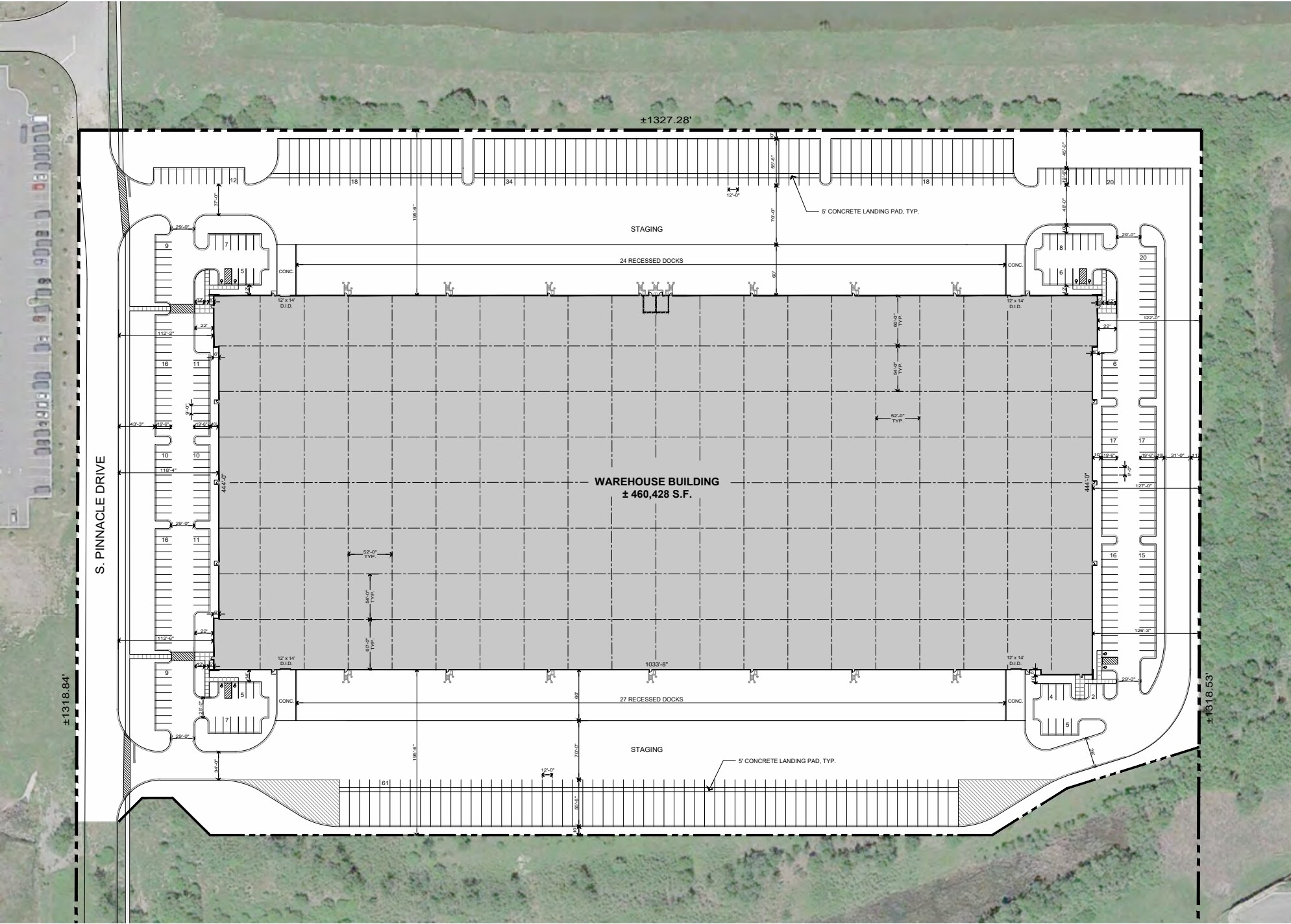 251 S Pinnacle Dr, Romeoville, IL à louer Plan de site- Image 1 de 1