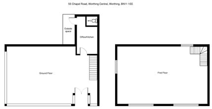 55 Chapel Rd, Worthing à louer Plan d’étage- Image 1 de 1