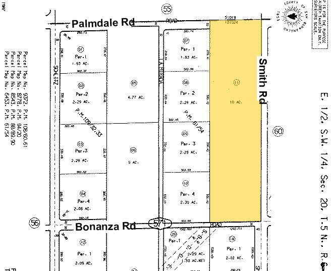 Palmdale Rd, Phelan, CA for sale - Plat Map - Image 2 of 7