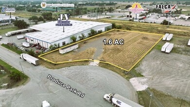 906 Produce Park St, Hidalgo, TX - AÉRIEN  Vue de la carte