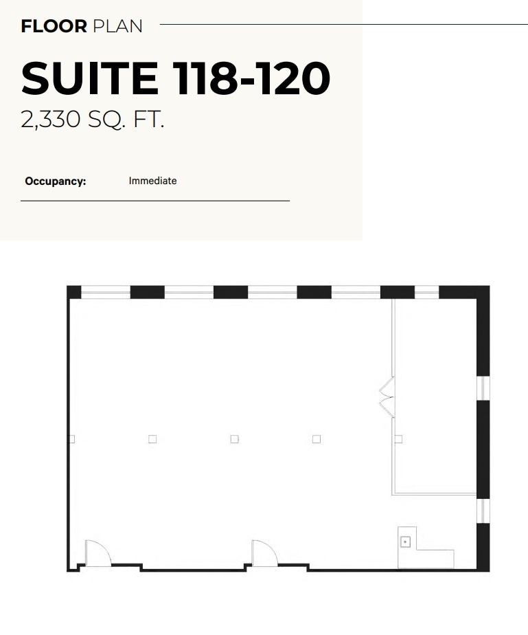 372 Richmond St W, Toronto, ON à louer Plan d’étage- Image 1 de 5