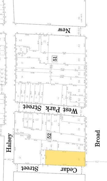 697 Broad St, Newark, NJ à louer - Plan cadastral - Image 2 de 4