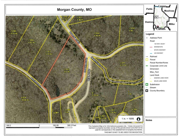 Bobcat Rd, Stover, MO à vendre - Plan cadastral - Image 1 de 1