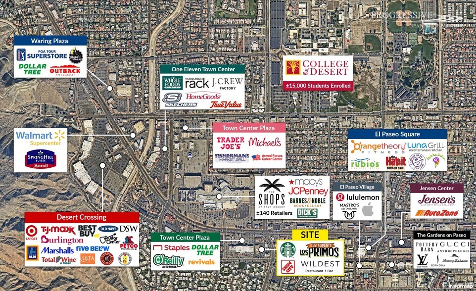 72990 El Paseo, Palm Desert, CA à louer - Photo du bâtiment - Image 2 de 3