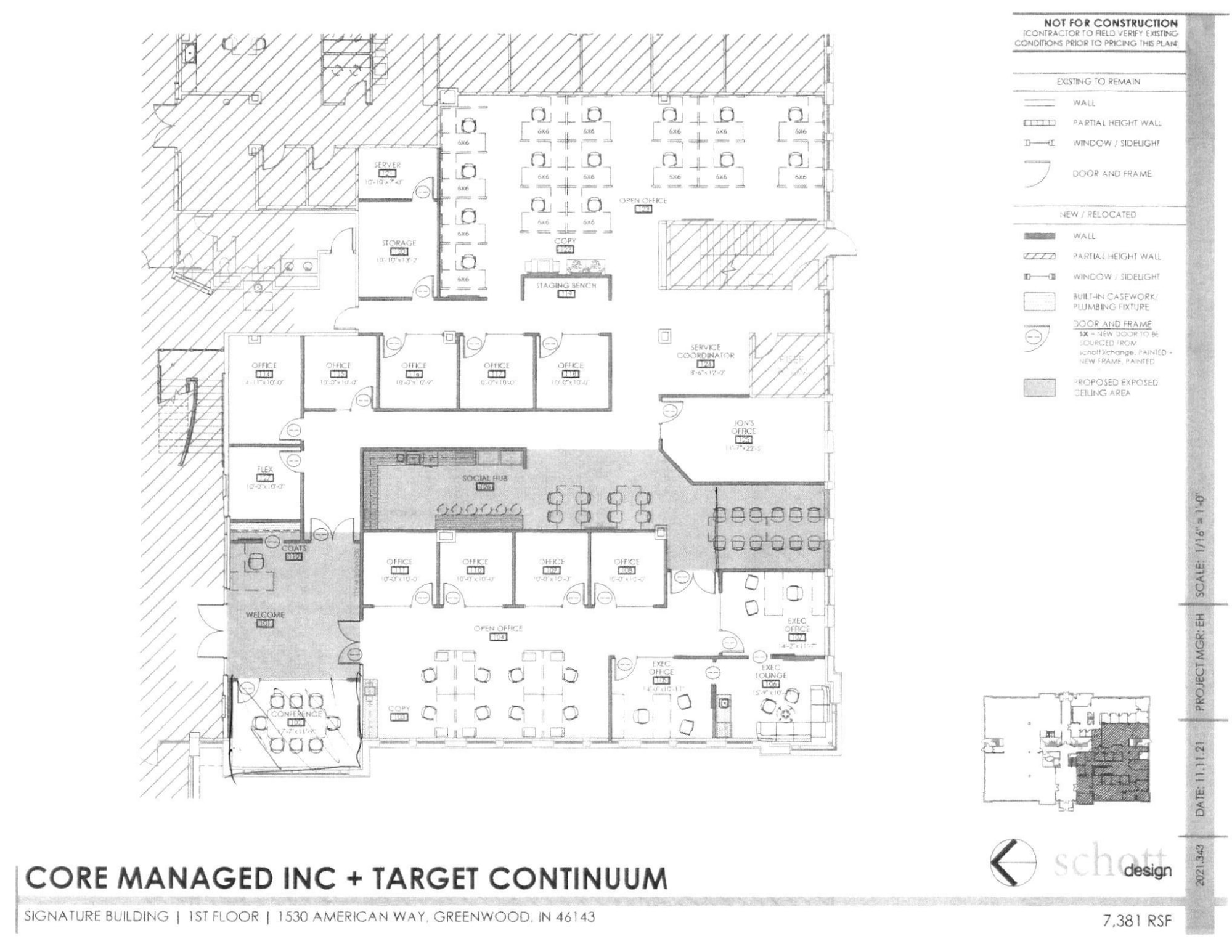 1530 American Way, Greenwood, IN for lease Floor Plan- Image 1 of 4