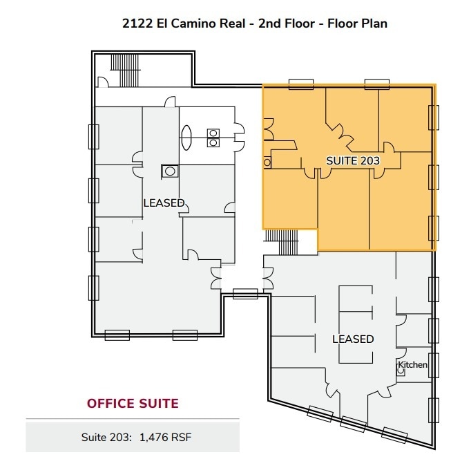 2122 S El Camino Real, Oceanside, CA for lease Floor Plan- Image 1 of 1