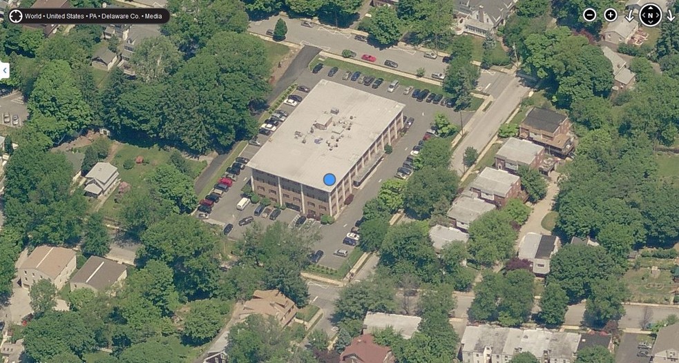 600 N Jackson St, Media, PA for lease - Aerial - Image 3 of 4