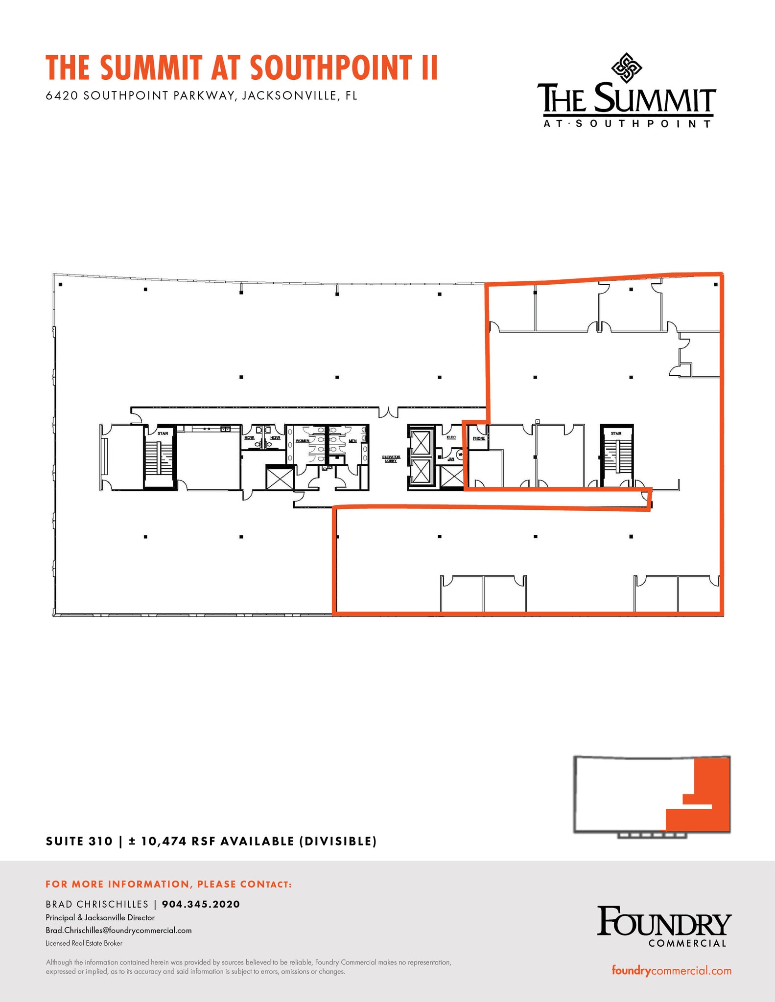 6420 Southpoint Pky, Jacksonville, FL à louer Plan d’étage- Image 1 de 1
