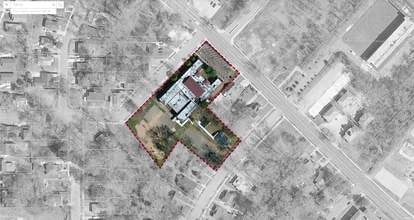 1593 W Capitol St, Jackson, MS - AERIAL  map view