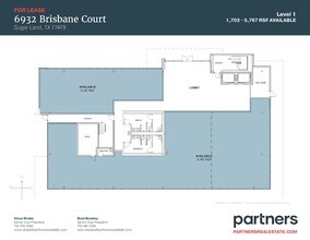 6932 Brisbane ct, Sugar Land, TX for lease Floor Plan- Image 2 of 2