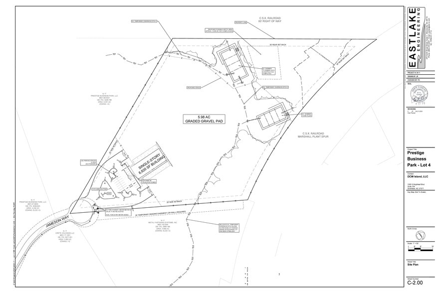 00 Jameson Way, Stanley, NC à louer - Plan de site - Image 3 de 3
