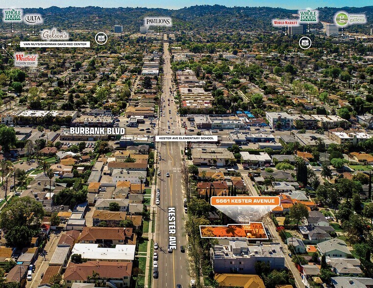 5661 Kester Ave, Van Nuys, CA à vendre - Aérien - Image 3 de 10