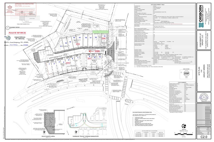 2719 Ashley Rd, Charlotte, NC à vendre - Plan de site - Image 2 de 2