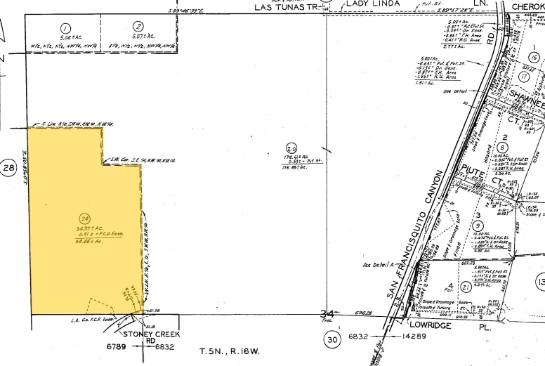 23721 Stoney Creek Rd, Santa Clarita, CA for sale - Plat Map - Image 2 of 2