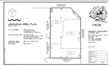 181 Keefer Pl, Vancouver, BC for lease Floor Plan- Image 1 of 1