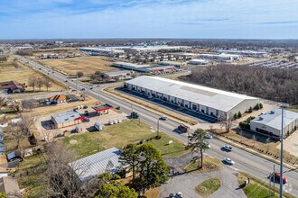 1300 W Hudson Rd, Rogers, AR - AERIAL  map view