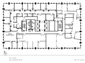 626 Wilshire Blvd, Los Angeles, CA à louer Plan d’étage- Image 1 de 1