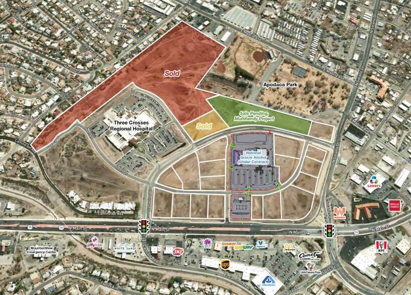 2700 N Main St, Las Cruces, NM à vendre - Aérien - Image 2 de 10