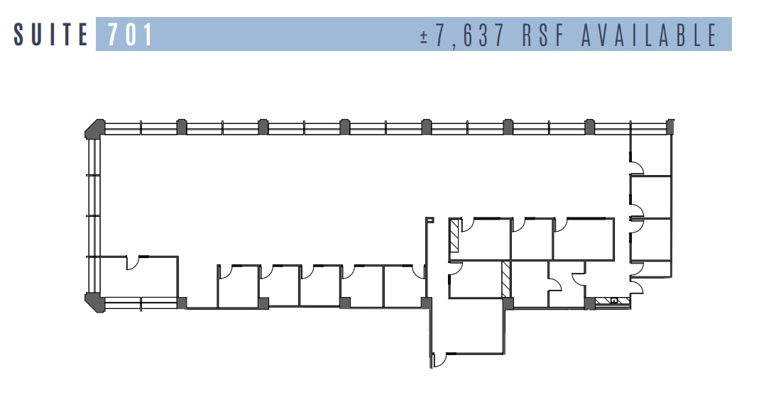 1 Kaiser Plz, Oakland, CA à louer Plan d’étage- Image 1 de 1