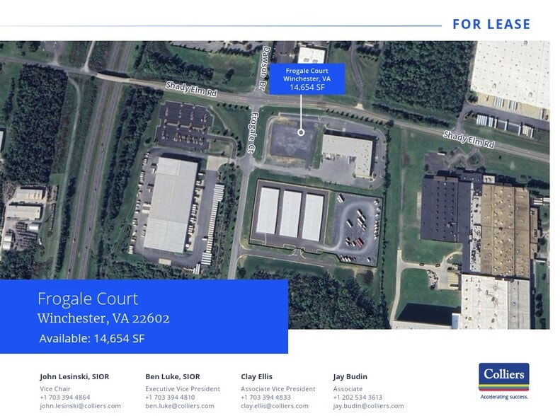 121 Frogale Ct, Winchester, VA for lease - Primary Photo - Image 2 of 2