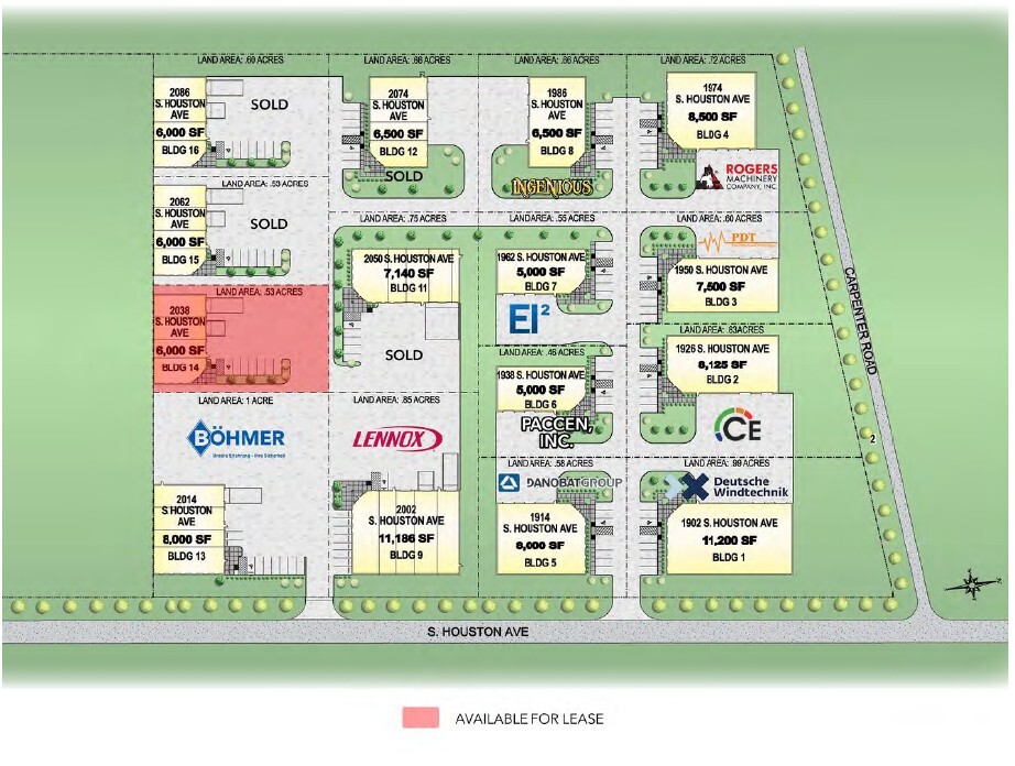 2038 S Houston Ave, Humble, TX for lease Site Plan- Image 1 of 1
