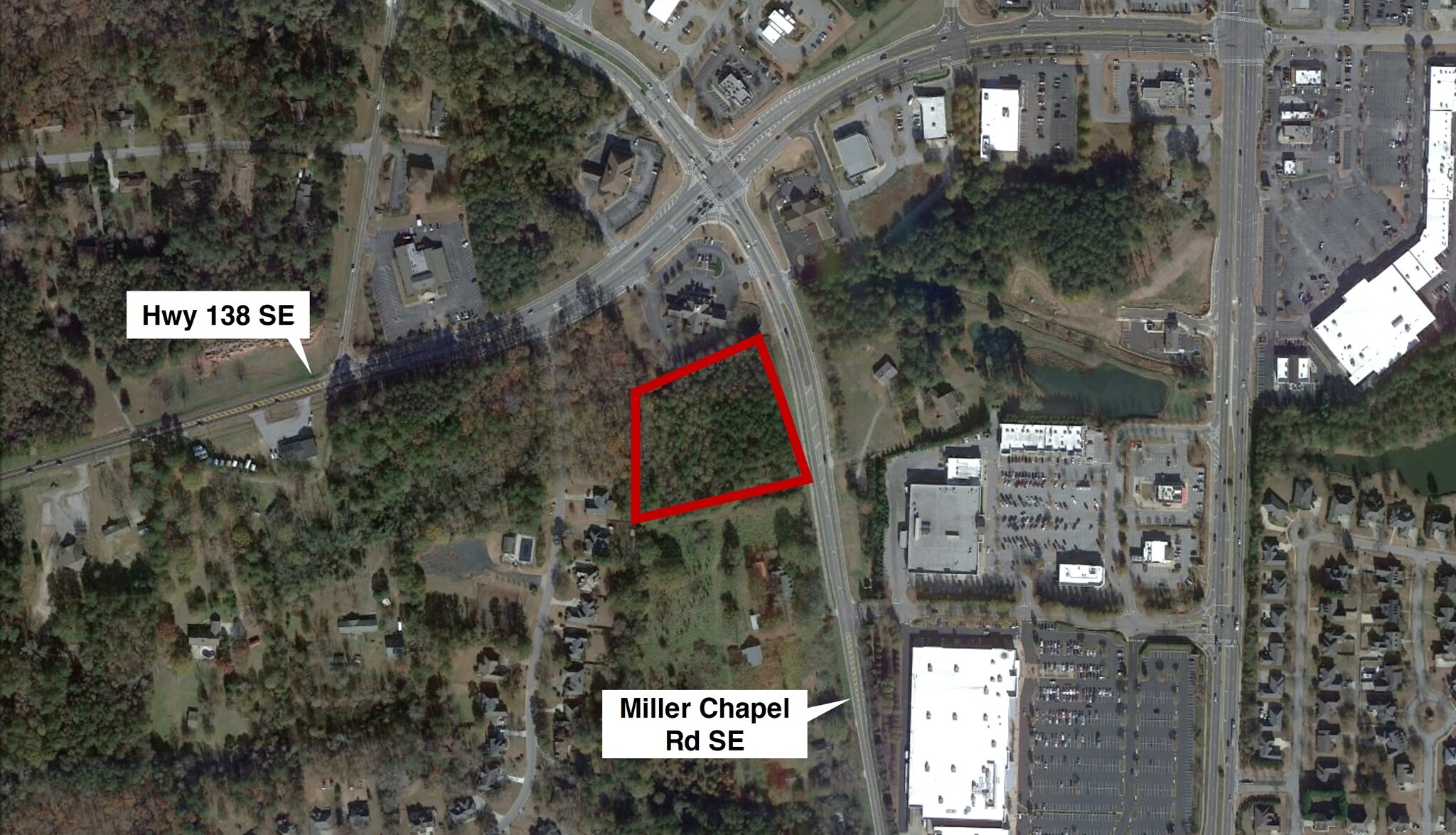 Miller Chapel SE, Conyers, GA for sale Aerial- Image 1 of 2