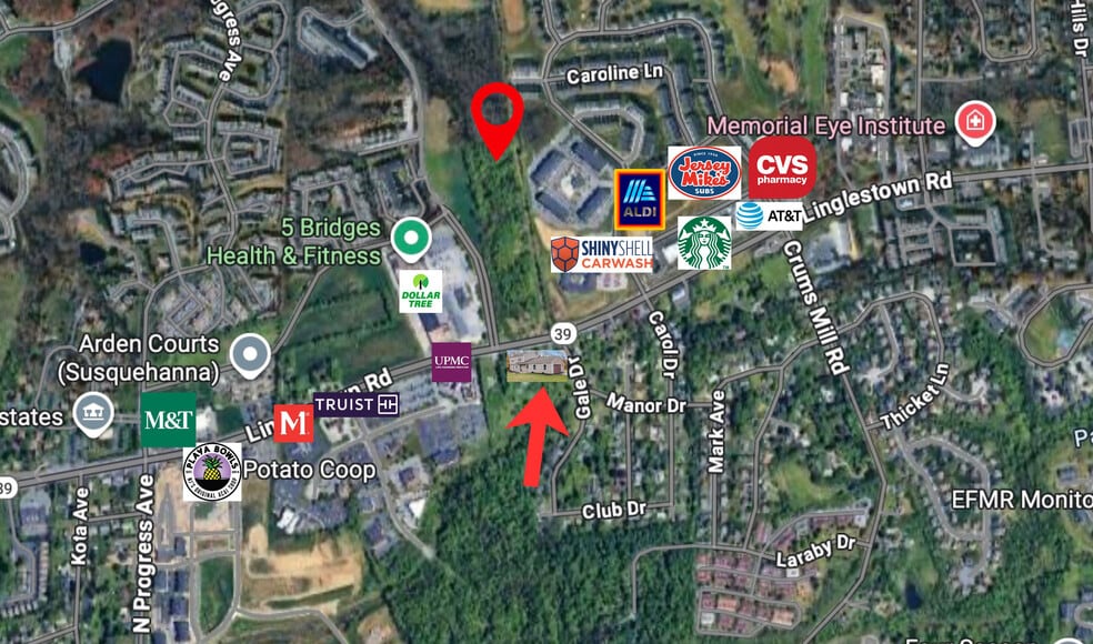 2198 Gale Dr, Harrisburg, PA for sale - Aerial - Image 1 of 5