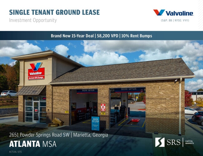 More details for 2651 Powder Springs SW rd, Marietta, GA - Retail for Sale