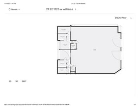 1725 W Williams Dr, Phoenix, AZ for lease Floor Plan- Image 1 of 1