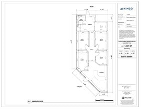 1407-2575 Fulton Rd, Santa Rosa, CA à louer Plan d’étage- Image 1 de 1