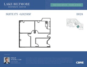 11022-11024 N 28th Dr, Phoenix, AZ à louer Plan d’étage- Image 1 de 1