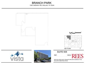 13740 Midway Rd, Farmers Branch, TX à louer Plan de site- Image 1 de 1