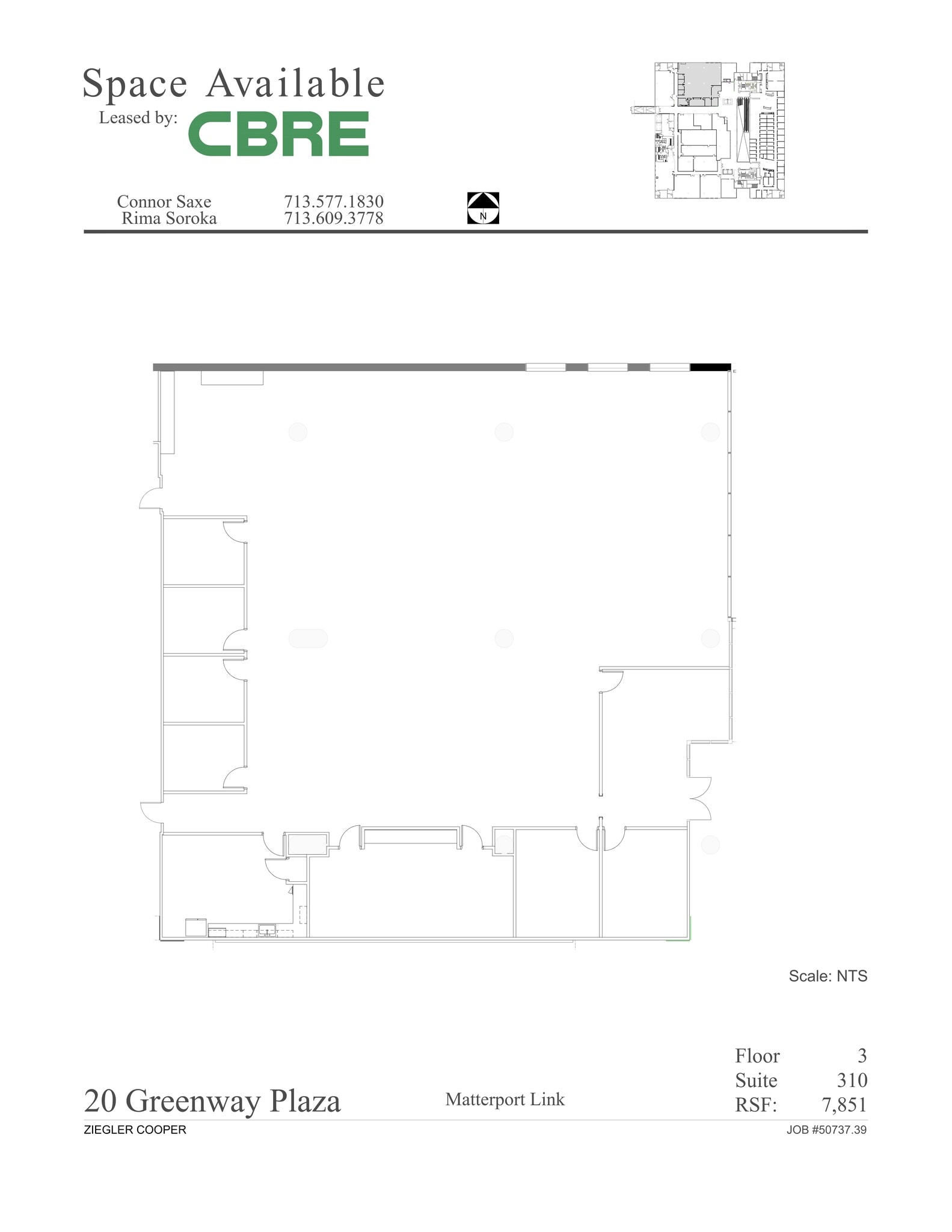 20 Greenway Plz, Houston, TX for lease Site Plan- Image 1 of 1